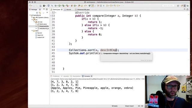 1.8 - Quick Intro to Java - Searching & Sorting смотреть онлайн