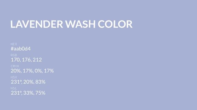 Lavender Wash color #aab0d4 hex color - Blue color - Warm color aab0d4 смотреть онлайн