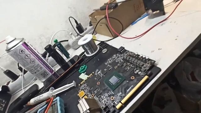 1080 mini atx после падения КЗ по питанию видеопамяти / диагностика л.б. питания и тепловизором смотреть онлайн