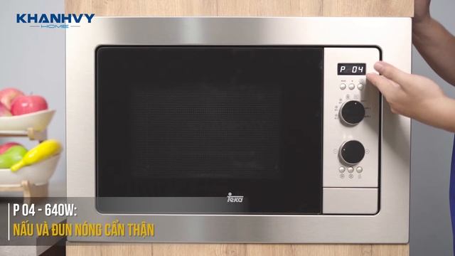 Lò vi sóng TEKA MS 620 BIH - Lắp âm, tự động rã đông theo khối lượng và thời gian- Khánh Vy Home смотреть онлайн