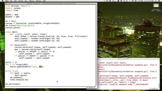 Learning to Code with Python: Lesson 2.4: More Fun with Animation смотреть онлайн