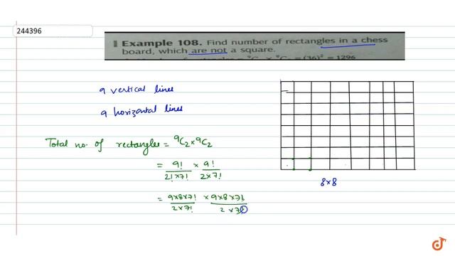 Find number of rectangles in a chessboard, which are not a square. смотреть онлайн