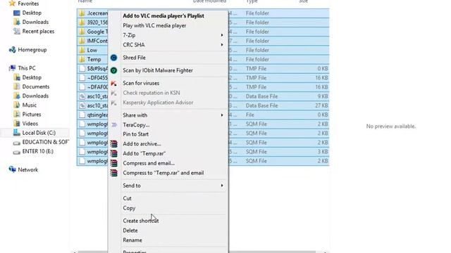 how to delete temp file смотреть онлайн