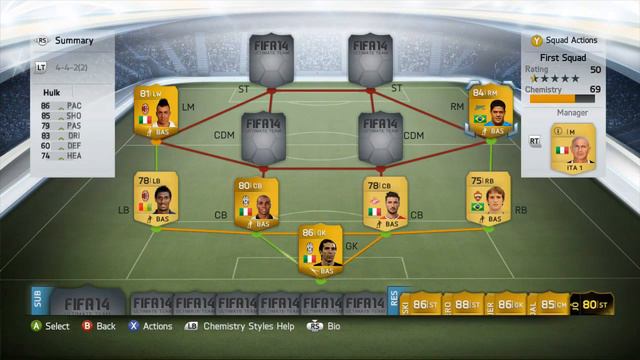 FIFA 14 | 100k Hybrid Squad Builder! ft. Benteke, Hulk and El Shaarawy! смотреть онлайн