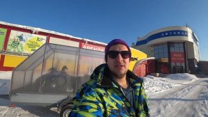 запуск в -34 снегохода Русская механика вектор 551, RM Vector 551i, Тайга Русская механика