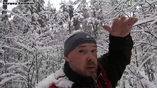 Первая "снежная" покатуха за 2 года и новый рецепт "бомбического" супа в лесной кухне. смотреть онлайн