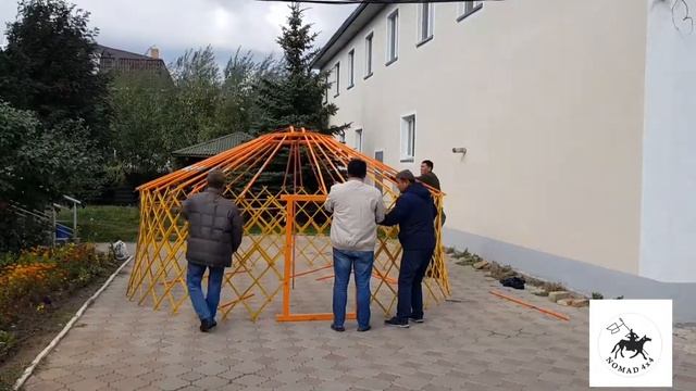 Сборка походной юрты смотреть онлайн
