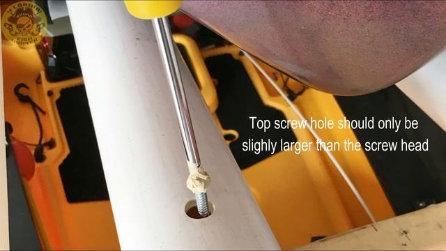 Attaching PVC Rail to Kayak Storage Cart - Florida Fish Hunter смотреть онлайн