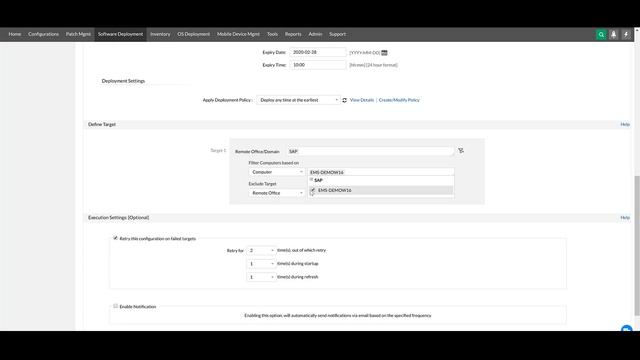 Deploy software packages in Endpoint Central смотреть онлайн