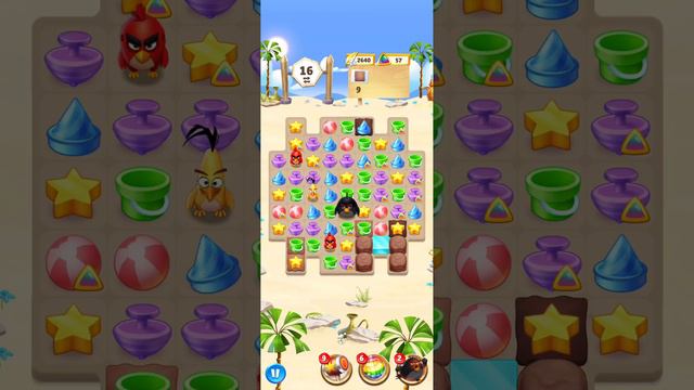 Angry Birds Match Level 389 смотреть онлайн