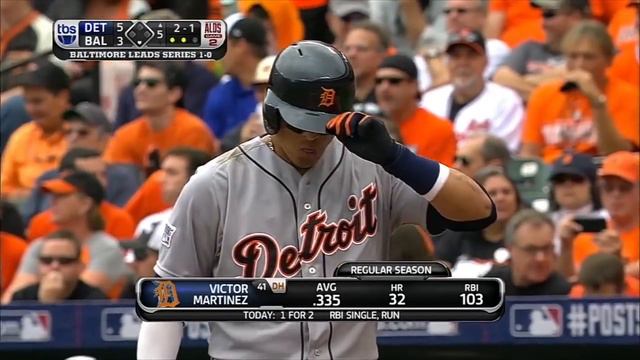 The Delmon Young Double - O's Rally Late in Game 2 of 2014 ALDS | Tigers at Orioles: FULL Game смотреть онлайн