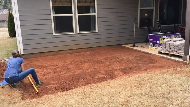 DIY Paver Patio Timelapse смотреть онлайн