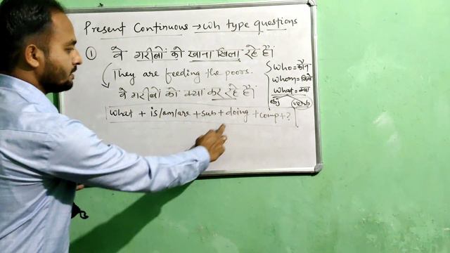 wh type questions framing - Present continuous Tense смотреть онлайн