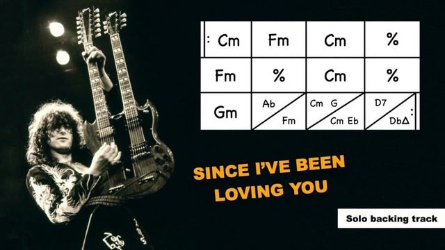 Since I've Been Loving You (Led Zeppelin) - Solo Backing Track смотреть онлайн