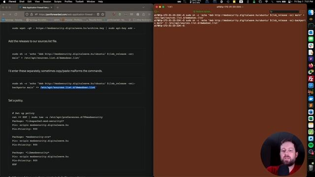 Install #modsecurity WAF with #owasp core ruleset, #fail2ban , and mod_evasive for #apache смотреть онлайн
