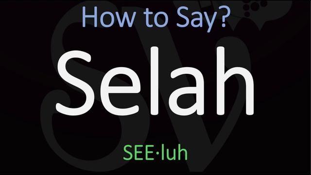 How to Pronounce Selah? (CORRECTLY) Bible Word Meaning & Pronunciation смотреть онлайн