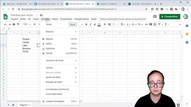 Usar Google Drive ou OneDrive? Curso de Excel OnLine смотреть онлайн