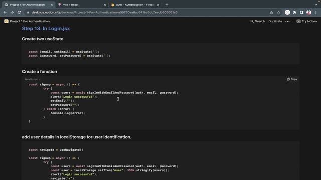 Firebase with React Project Authentication | Firebase with React Tutorial in Hindi 2023 #3 смотреть онлайн