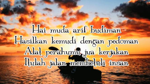 Syair Perahu -  Hamzah Fansuri (lirik) Voc : Adn