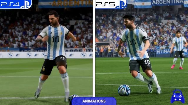 EA Sports FC 24 (FIFA 24) | PS4 - PS4 Pro - PS5 | Graphics Comparison | Analista De Bits смотреть онлайн