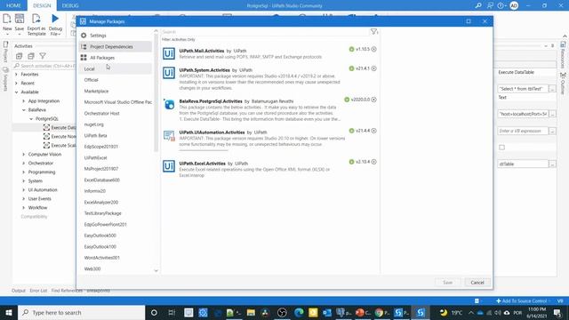 PostgreSql UiPath | uipath postgresql | select the data смотреть онлайн