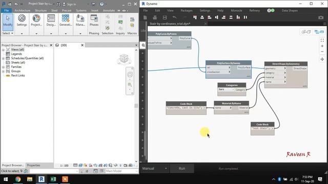 Dynamo for Revit_Stairs from Excel data смотреть онлайн