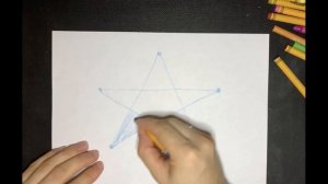 Урок рисования для детей от 3 лет ! Рисуем Звездочку!!