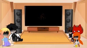 Past Aftons react to Shadow Bonnie Minigame Remix