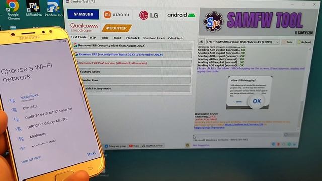 Samsung Galaxy J7 (SM-J730F). Remove Google Account. Bypass FRP. смотреть онлайн