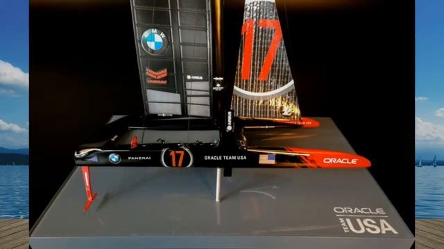 ORACLE TEAM USA '17' desk model - America's Cup Class yacht desk model - 2017 смотреть онлайн