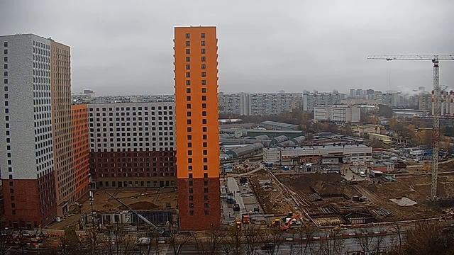 ПИК Кольская 8 ( камера 2 ) таймлапс с 05-11-2022 по 11-11-2022