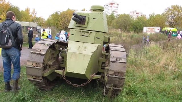 Танк Рено ФТ 17. Renault FT modèle 1917 смотреть онлайн
