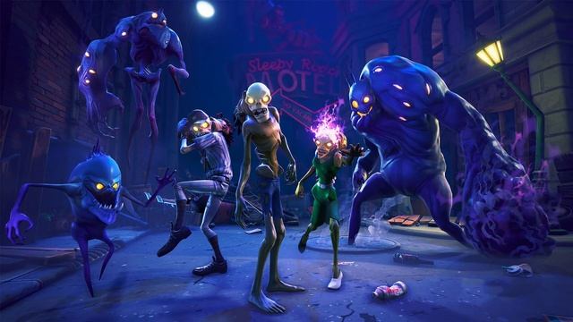 Fortnite - Boneless Zombie boss battle synthrock remix смотреть онлайн