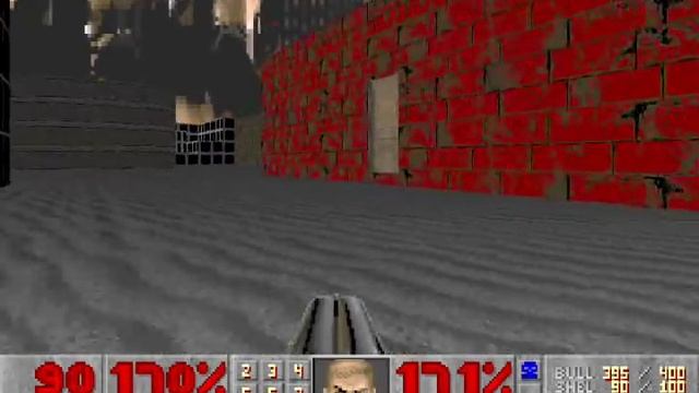 Doom II (100%) Walkthrough (Map16: Suburbs) смотреть онлайн