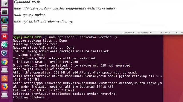 Display Simple Weather Indicator on ubuntu 17.04,16.04,15.04,14.04,12.04 смотреть онлайн