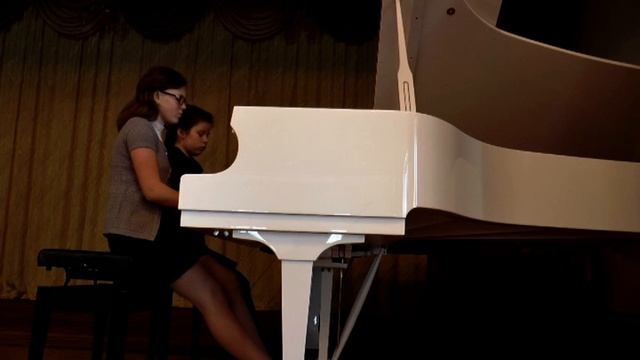 Фортепьянный ансамбль Таева Александра и Дрючина Владлена, 5-7 класс. Ж. Колодуб. Чачача. смотреть онлайн