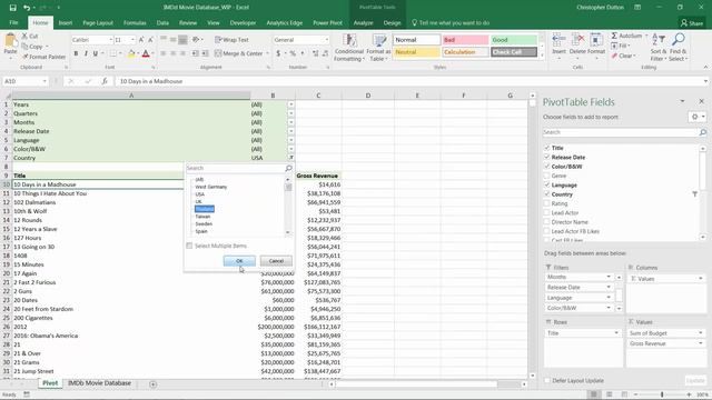 033 breaking out report filter pages смотреть онлайн
