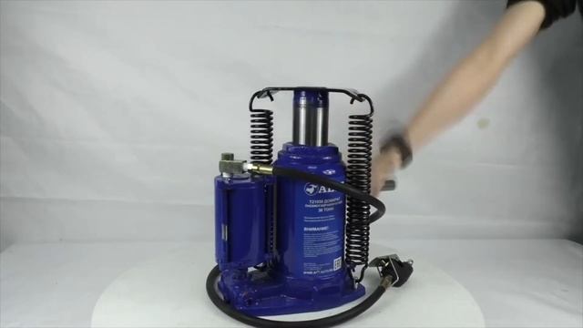 Домкрат бутылочный пневмогидравлический 30 тонн Ae&T Т21030 смотреть онлайн