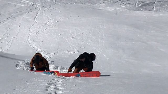Роза Хутор 2019. Фрирайд на сноуборде смотреть онлайн