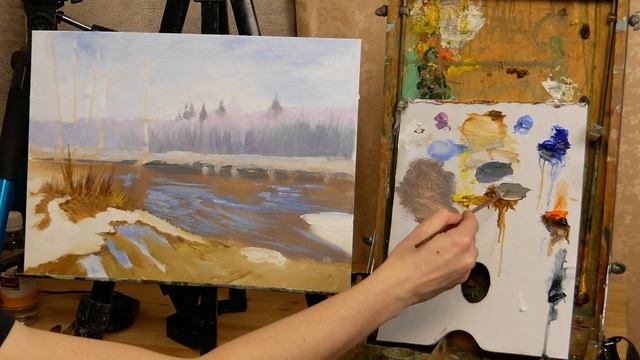 Мастер-класс маслом 