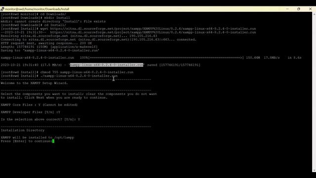 Instalando xampp en Oracle Linux 9.2 Part1 смотреть онлайн