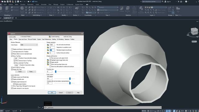 Smooth surface in Autocad 3D for 3D Printing смотреть онлайн