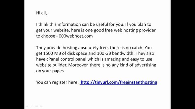 Free webhosting-PHP, MySQL, FTP, cPanel, Free sub Domain Name смотреть онлайн
