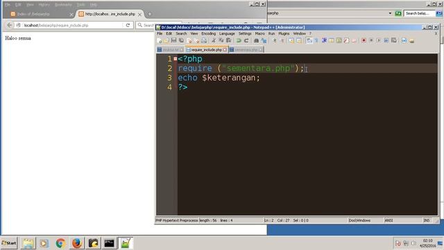 18 Belajar PHP Pemula # Include & Require смотреть онлайн