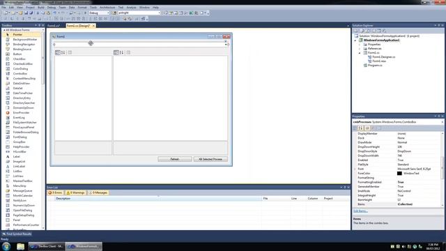 Displaying process info in a propertyGrid in C# смотреть онлайн