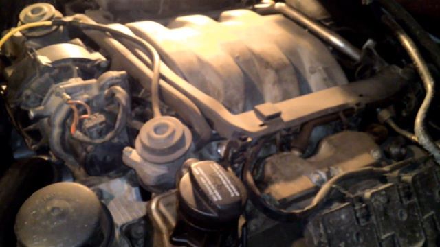 Стук двигателя ML320, W163, M112 (видео2)