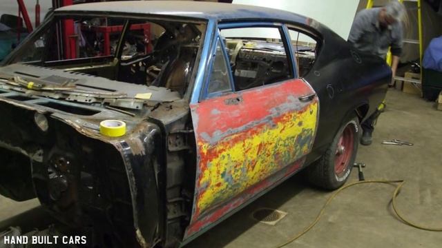 Barn Find 1969 Chevrolet Chevelle SS 396 L78 300 Deluxe Post Sedan Restoration Project смотреть онлайн