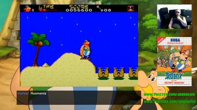 Asterix and the Secret Mission - Sega Master System - Playthough with Obelix - 30.07.2016 смотреть онлайн