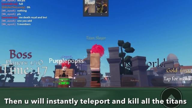 Untitled attack on titan roblox - How to get inf money and levels fast смотреть онлайн