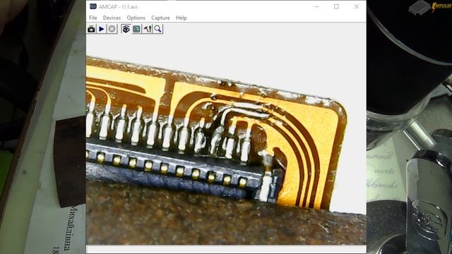 Утопили в луже телефон NOKIA C2-01. Ремонтируем подсветку с помощью микроскопа смотреть онлайн